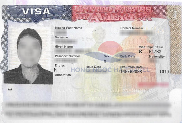 Visa du lịch Mỹ chia thành hai loại là visa du lịch B-1 và B-2.