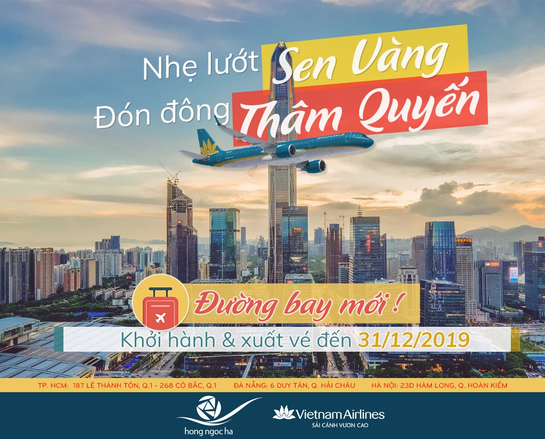 Khai Trương Đường Bay Thâm Quyến Từ TP.HCM & Hà Nội | Vietnam Airlines