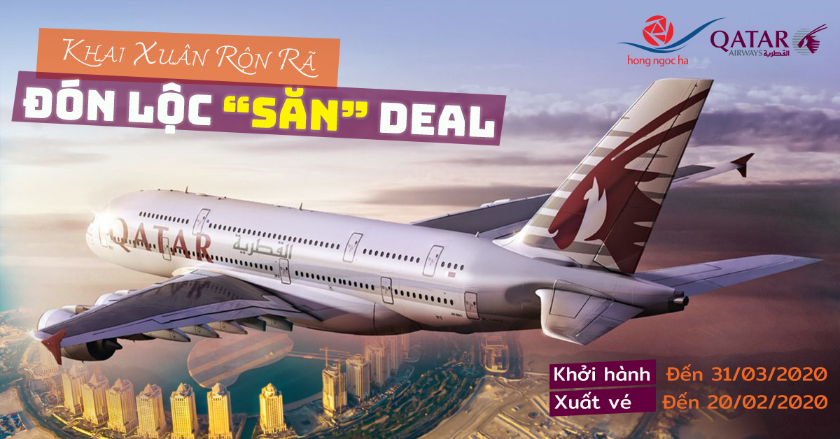 Đón lộc săn deal - Qatar Airways