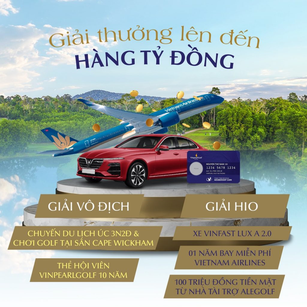 giai golf vinpearl vietnam airlines green journey to phu quoc
