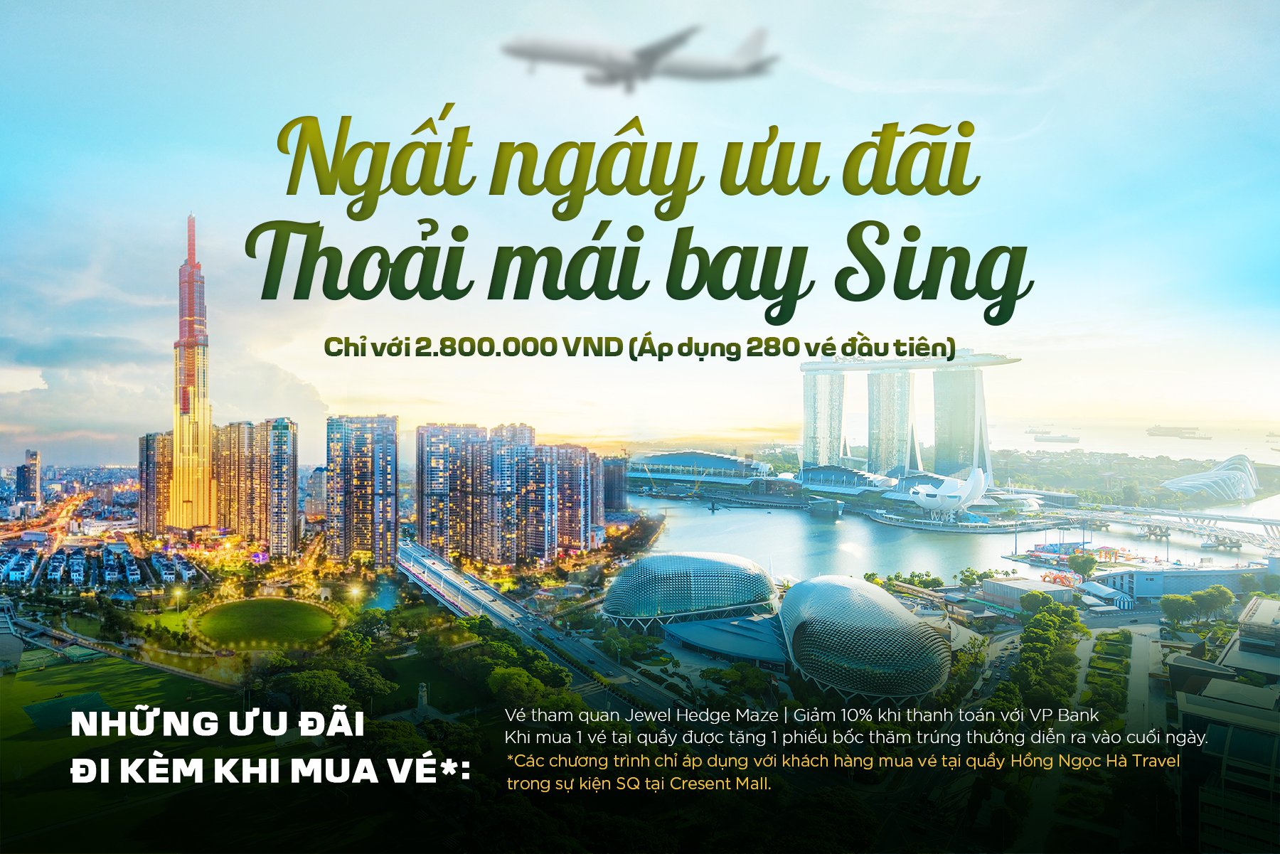 SINGAPORE AIRLINES – NGÀY HỘI DU LỊCH “TIME TO FLY” – ƯU ĐÃI DÀNH CHO TÍN ĐỒ DU LỊCH TẠI CRESCENT MALL