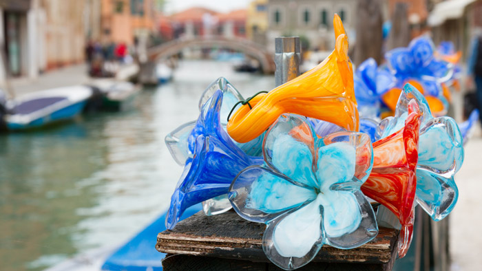 Murano nơi các nghệ nhân Venice sẽ biểu diễn chế tác thủy tinh