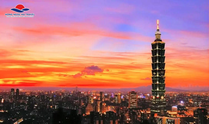 Hãy tranh thủ check in với tháp Taipei 101 nhé