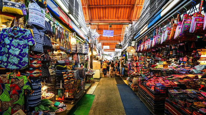 Chợ Chatuchak là chợ ngoài trời lớn nhất ở Thái Lan