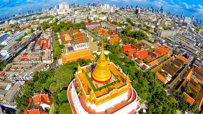 Wat Saket hay Chùa Núi Vàng đã có từ thời Ayutthaya