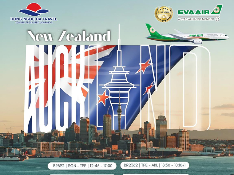 Chỉ 1179 Usd – Trải Nghiệm Thú Vị Tại Auckland Cùng EVA Air