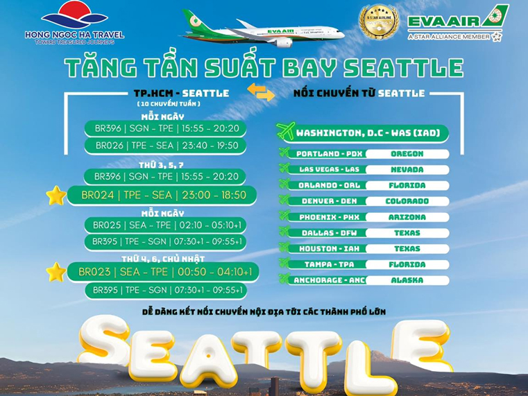 Vi vu Mỹ cùng EVA Air – Dễ dàng nối chuyến, giá vé hấp dẫn!