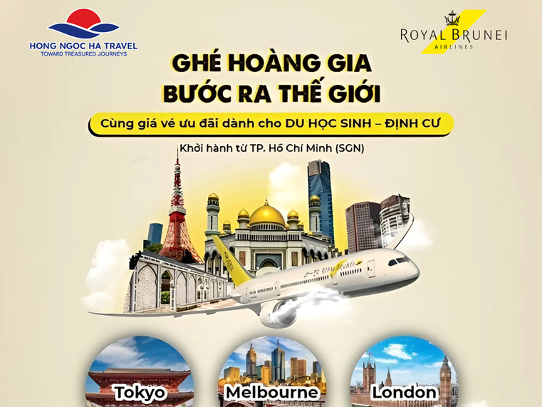 Royal Brunei Airlines – Ghé Hoàng Gia Bước Ra Thế Giới