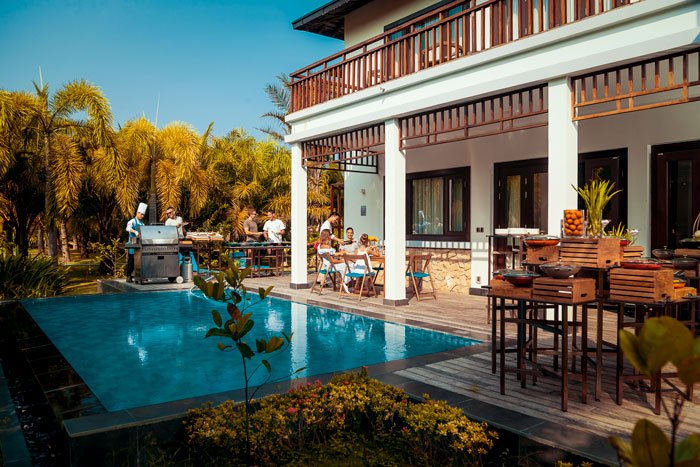 Villa có hồ bơi và đầy đủ tiện ích