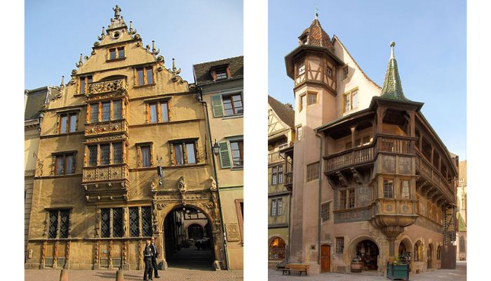 Hai ngôi nhà cổ Maison des Têtes và Maison Pfister