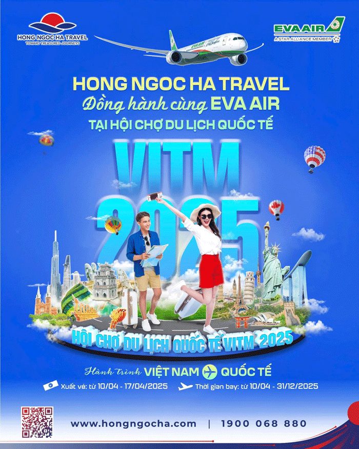 ƯU ĐÃI ĐẶC BIỆT: GIẢM GIÁ LÊN ĐẾN 25% VÉ MÁY BAY EVA AIR!