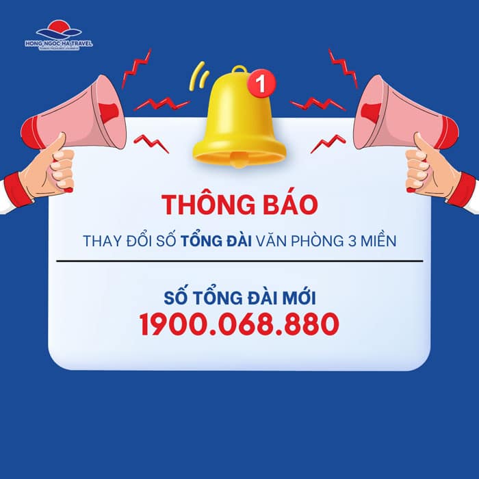 Thông báo thay số tổng đài