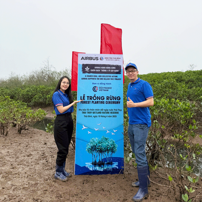 1500 trees have been planted in Thai Binh.