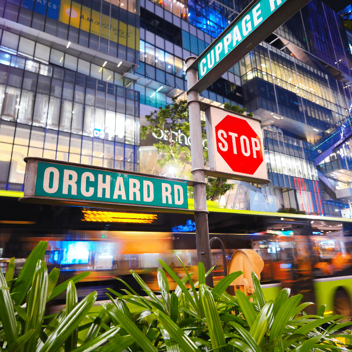 Khu shopping Orchard Road