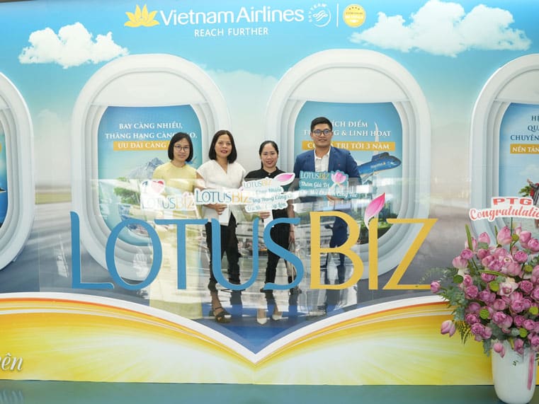 Hong Ngoc Ha Travel chuyển đổi số cùng LotusBIZ của Vietnam Airlines
