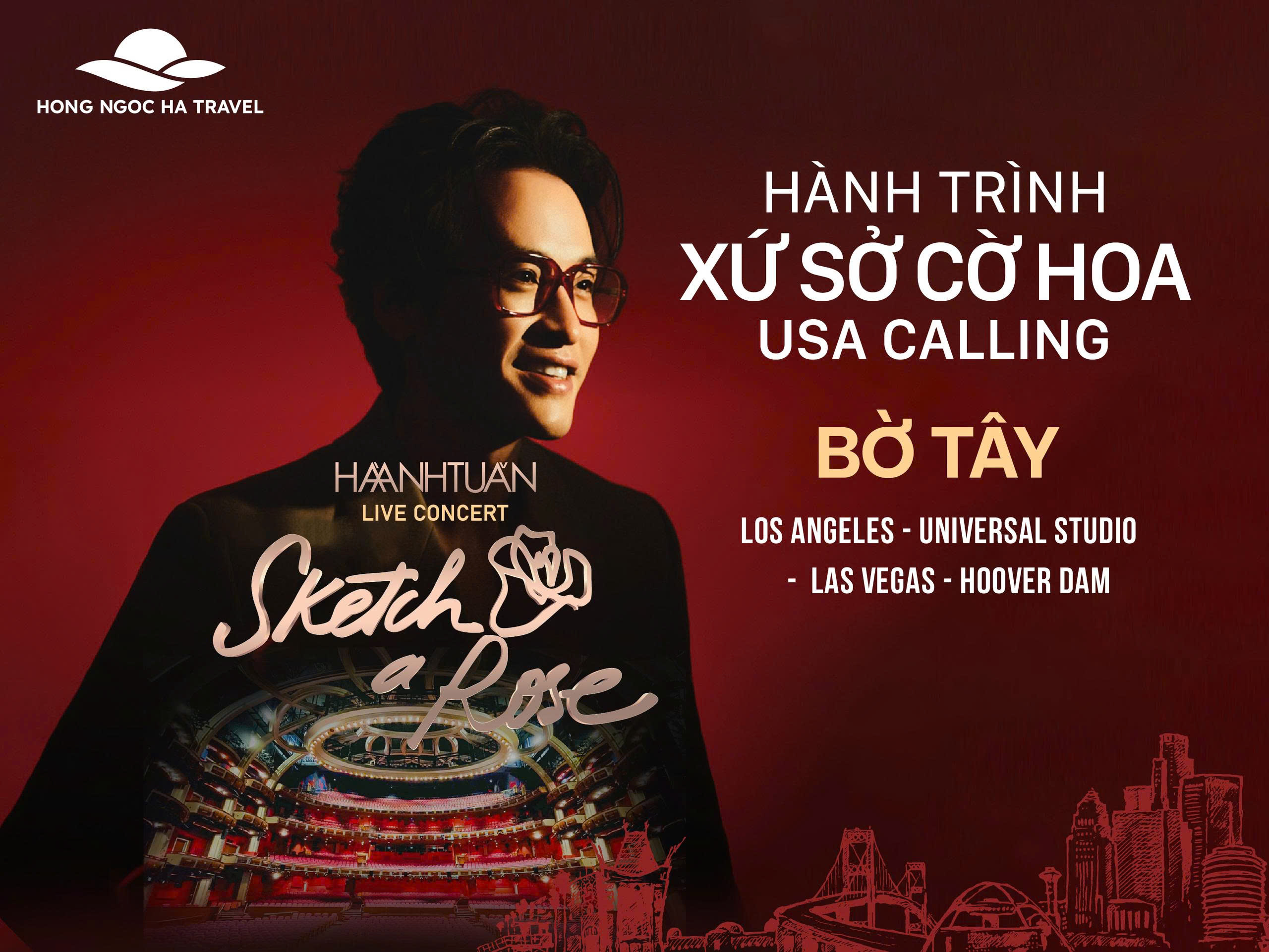 Tour Mỹ | Hành Trình Xứ Sở Cờ Hoa Bờ Tây | Tham Dự Live Concert “Sketch A Rose” Ca Sĩ Hà Anh Tuấn