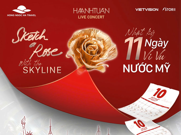 CÙNG HÀ ANH TUẤN “SKETCH A ROSE” – VẼ NÊN HÀNH TRÌNH NƯỚC MỸ CỦA RIÊNG BẠN!