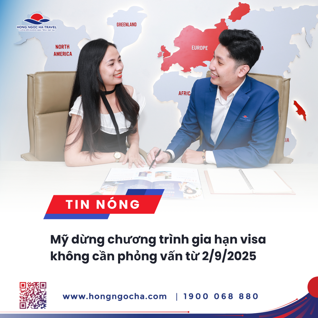 Mỹ dừng chương trình gia hạn visa không cần phỏng vấn từ 2/9/2025