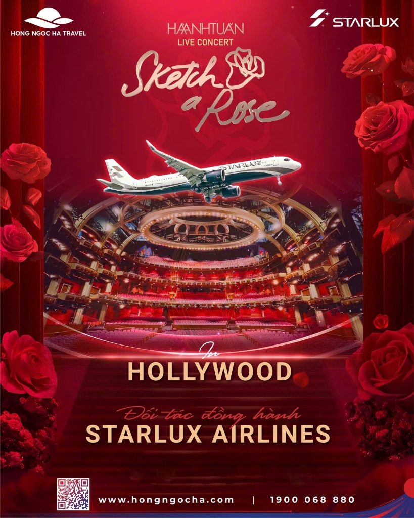 STARLUX Airlines chính thức trở thành Hãng Hàng không Đồng hành Chính thức cho tour diễn "Sketch A Rose" 