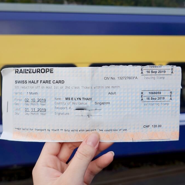 Swiss Half Fare Card