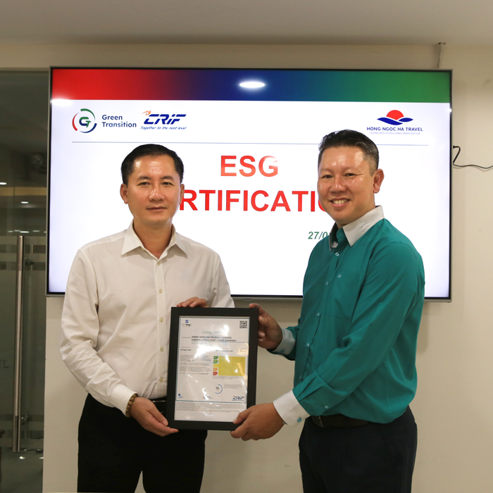 On August 27, we officially achieved our ESG Certification