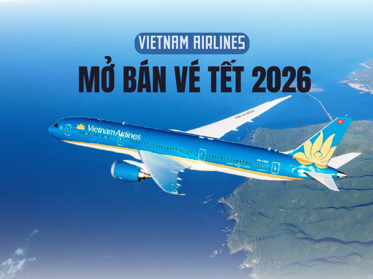 Mở Bán Vé Máy Bay Vietnam Airlines Tết 2026