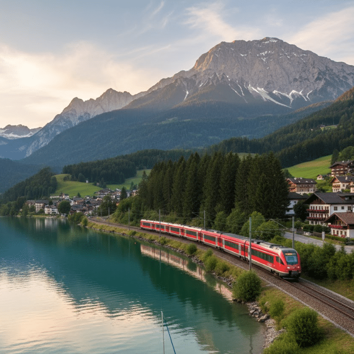 Tuyến Innsbruck - Woergl - Zell am See - Salzburg