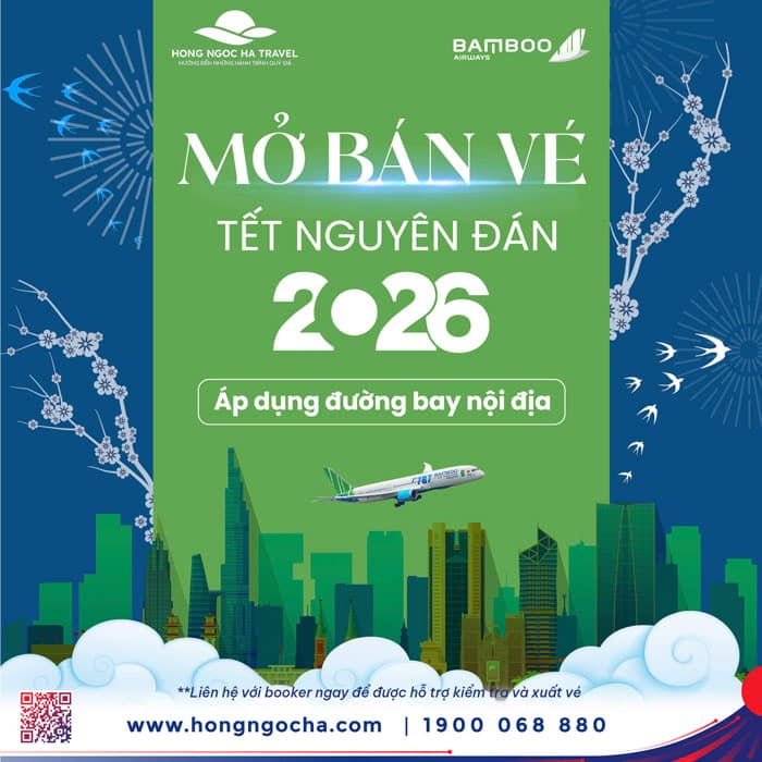 Vé máy bay Tết Bamboo Airways
