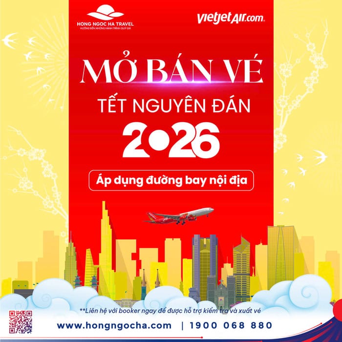 Vé máy bay Tết Vietjet