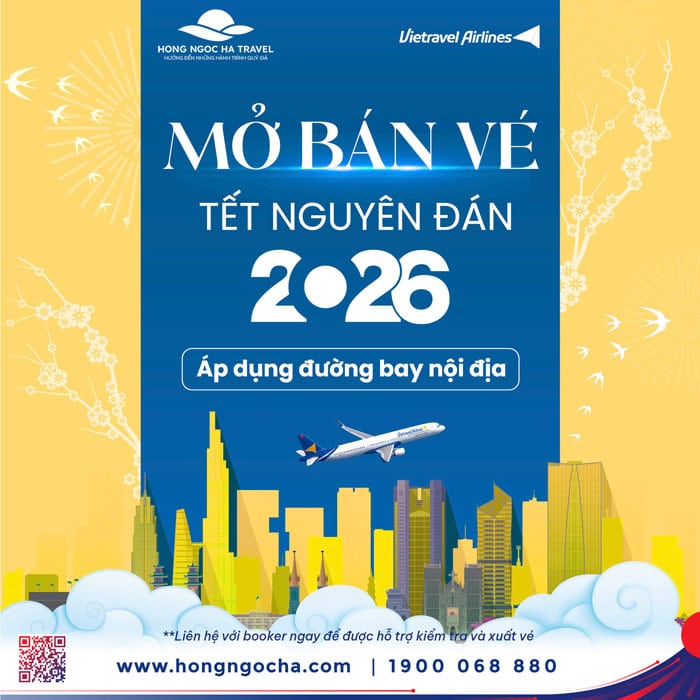 Vé máy bay Tết Vietravel Airlines