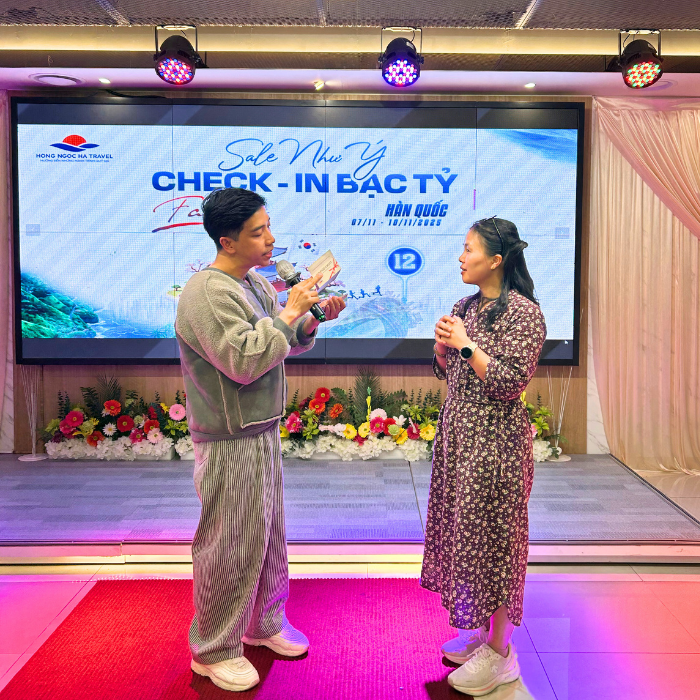 Chương trình tôn vinh những nỗ lực, lan tỏa tinh thần đồng hành và phát triển bền vững giữa Hong Ngoc Ha Travel và các đối tác.