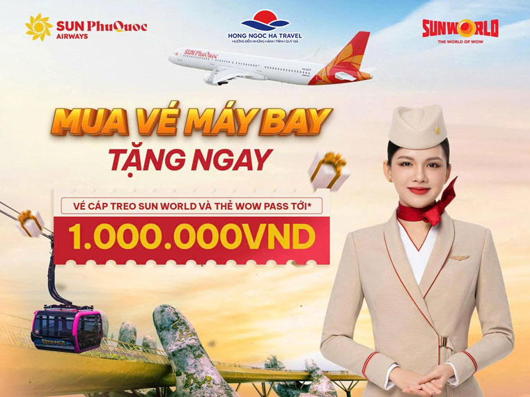 BAY CÙNG SUN PHUQUOC AIRWAYS – NHẬN NGAY COMBO QUÀ TẶNG TRỊ GIÁ 1.000.000 VNĐ