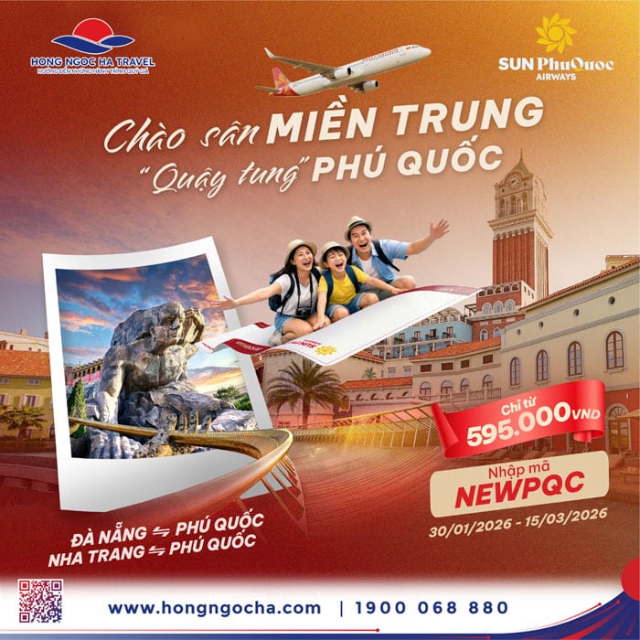 SUN PhuQuoc Airways chính thức khai trương 02 đường bay thẳng mới