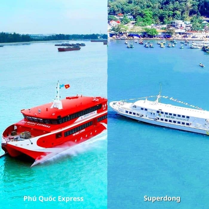 Hai hãng tàu lớn nhất: Superdong và Phú Quốc Express.