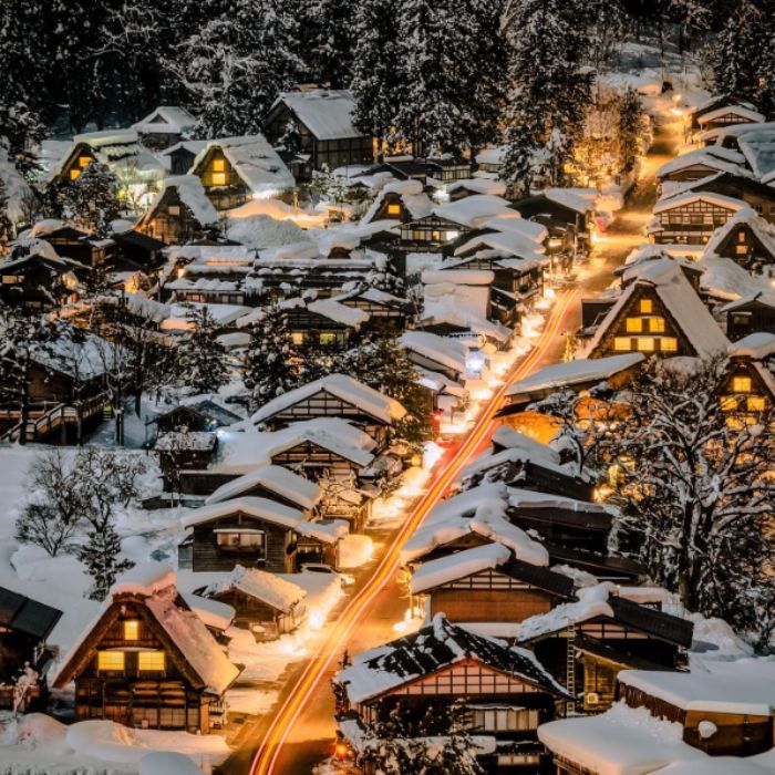 Shirakawago vào mùa đông