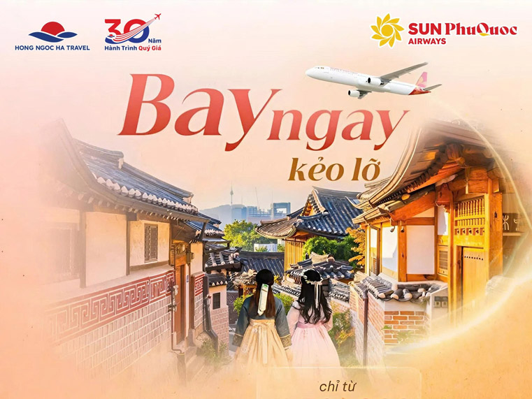 SUN PHUQUOC AIRWAYS KHAI TRƯƠNG ĐƯỜNG BAY THẲNG: PHÚ QUỐC – SEOUL