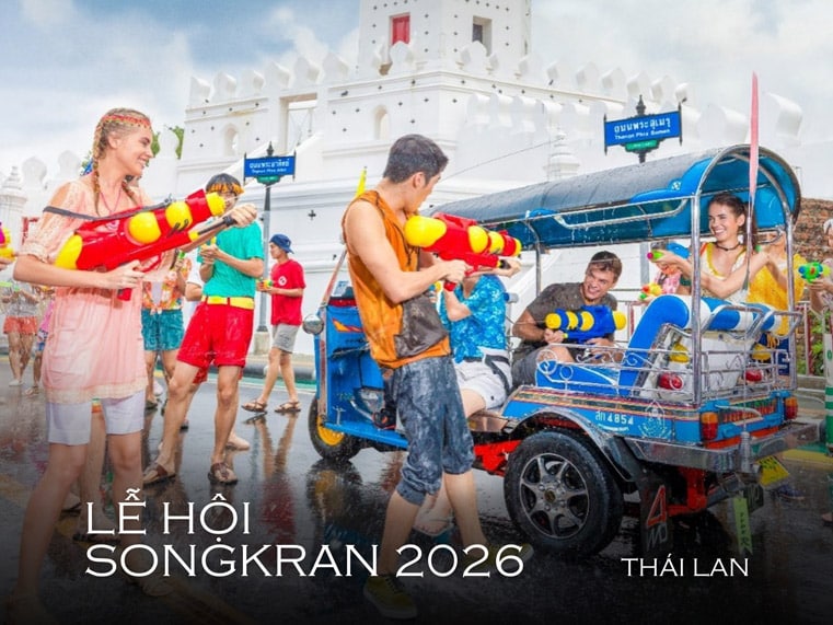 Khám Phá Lễ Hội Songkran 2026 Tại Bangkok, Thái Lan
