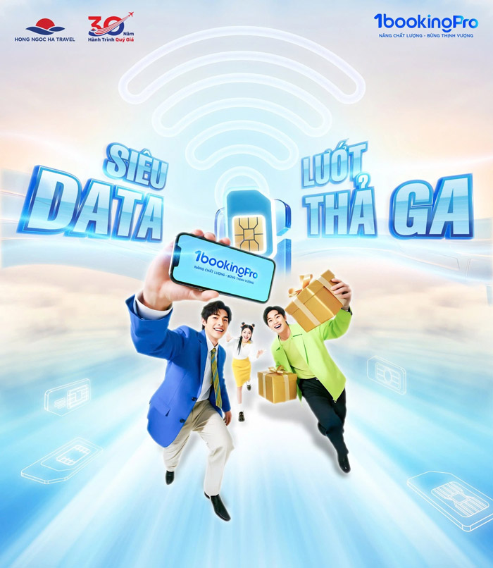Hong Ngoc Ha Travel ra mắt tiện ích xuất Esim trên 1bookingpro.vn