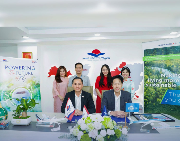 Ngày 16/04/2026, Hong Ngoc Ha Travel chính thức tái ký kết hợp tác với Tập đoàn hàng không Air France-KLM