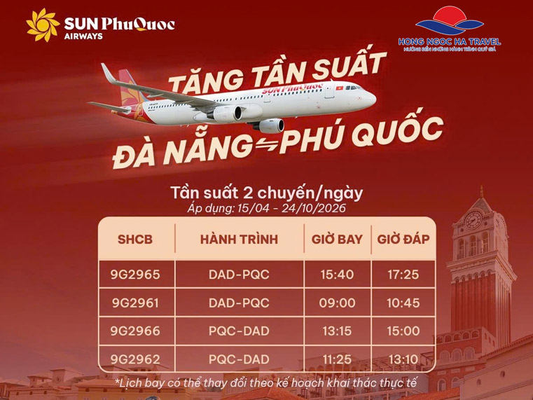 Đà Nẵng – Phú Quốc: Tăng Chuyến Mỗi Ngày, Bay Ngay Khỏi Nghĩ