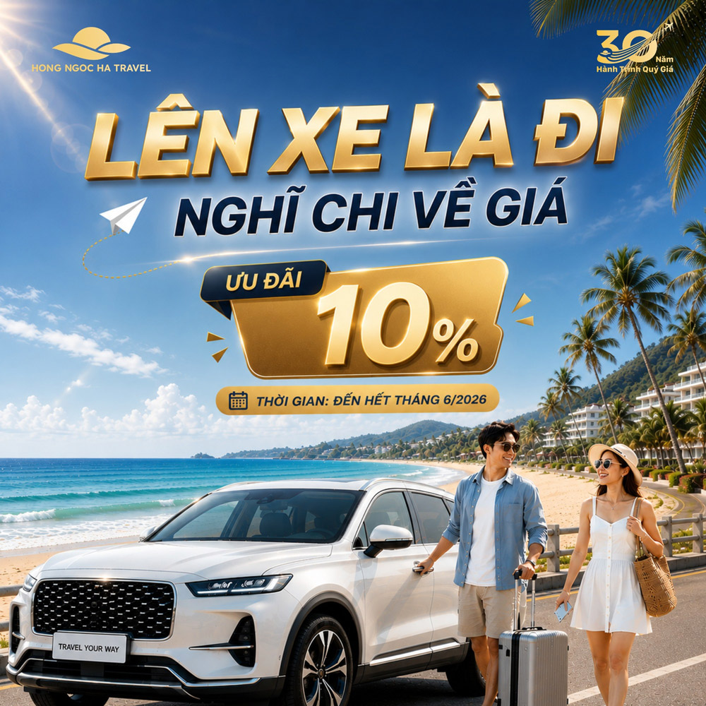 Giảm Ngay 10% Dịch Vụ Thuê Xe 7 Chỗ Và 16 Chỗ