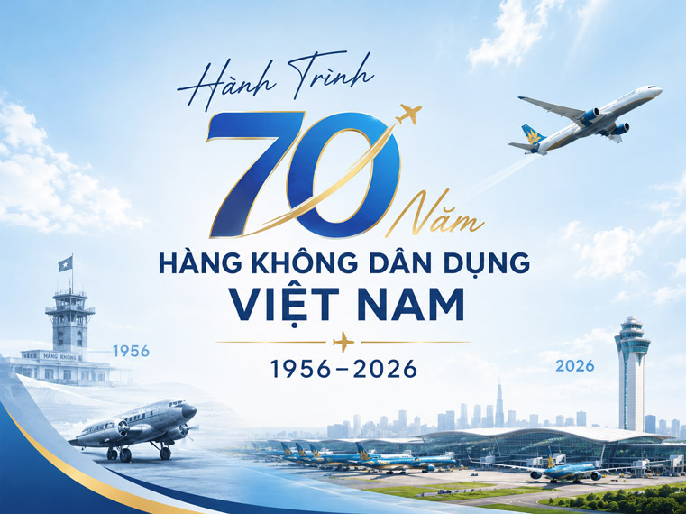 Hành Trình 70 Năm Hàng Không Dân Dụng Việt Nam 1956–2026