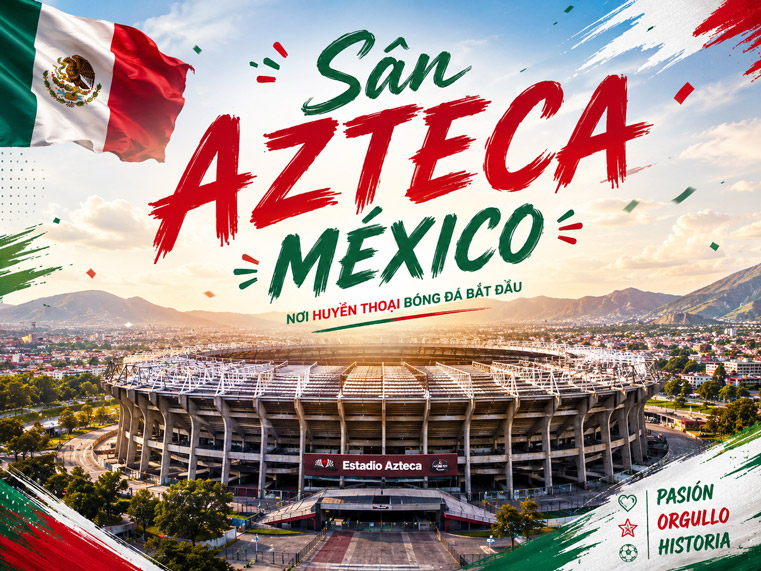 Sân Azteca, México | Huyền Thoại 3 Lần Khai Mạc World Cup