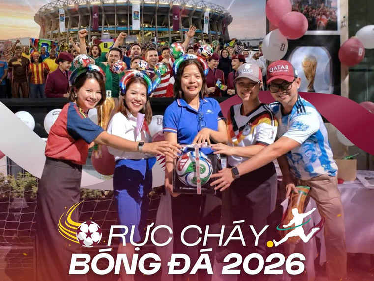 Hong Ngoc Ha Travel x Qatar Airways | Cùng nhau cháy hết mình mùa FIFA World Cup 2026