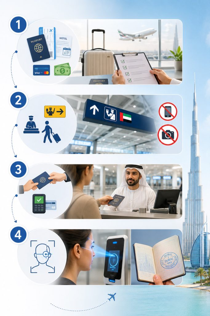 Hướng dẫn xin visa Dubai tại sân bay