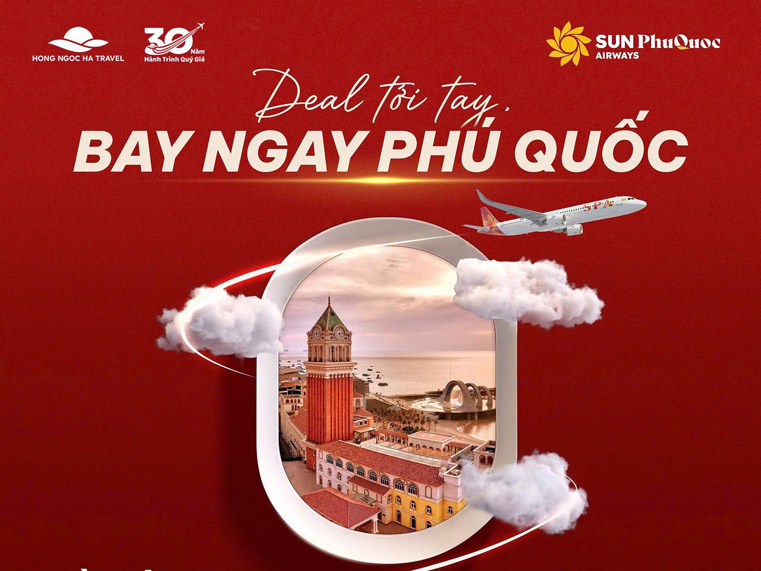 GIẢM NGAY 30% CHẶNG HÀ NỘI – PHÚ QUỐC CÙNG SUN PHUQUOC AIRWAYS 
