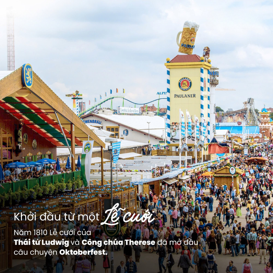 Oktoberfest bắt đầu từ một đám cưới hoàng gia