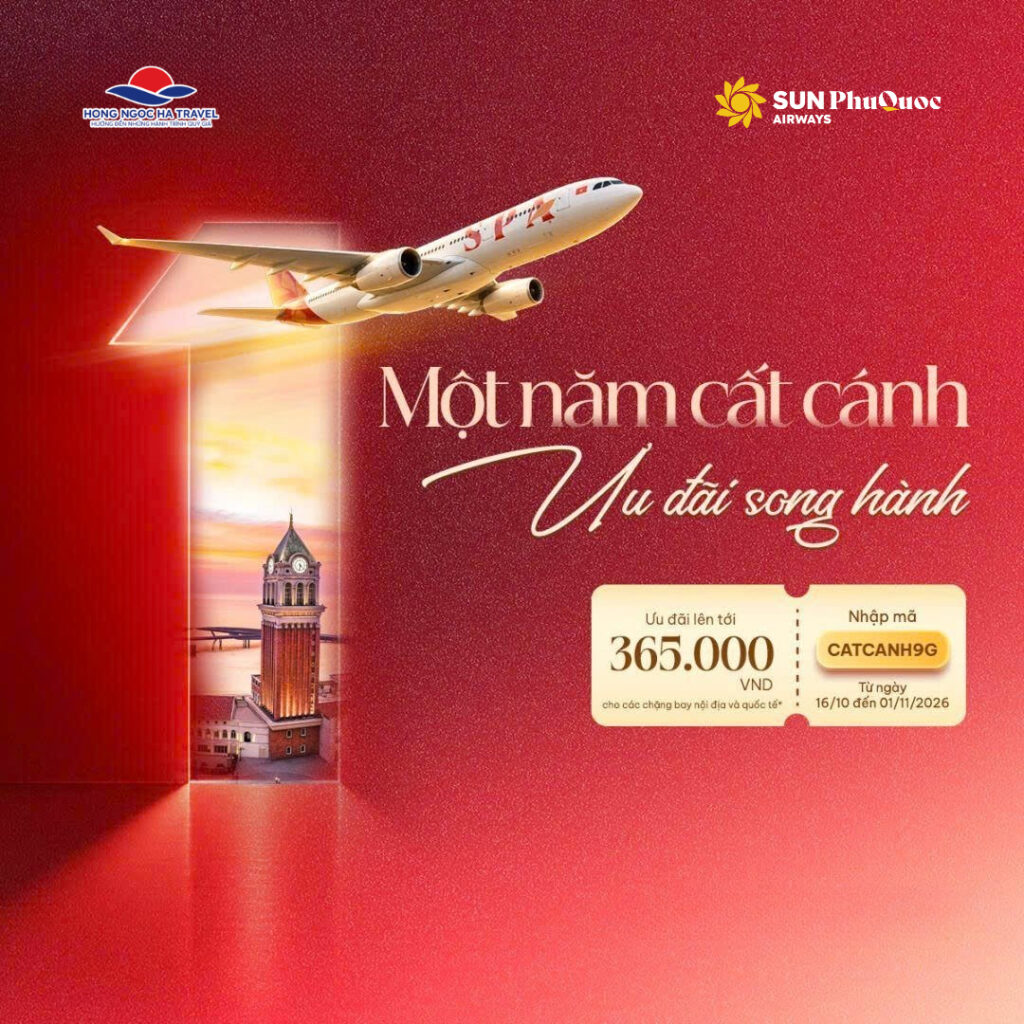 Sun PhuQuoc Airways ưu đãi vé máy bay